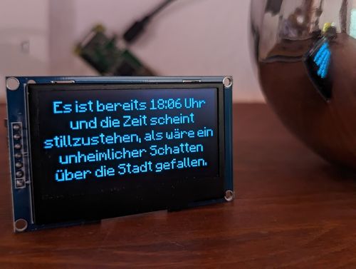 Es ist bereits 18:06 Uhr und die Zeit scheint stillzustehen, als wäre ein unheimlicher Schatten über die Stadt gefallen.